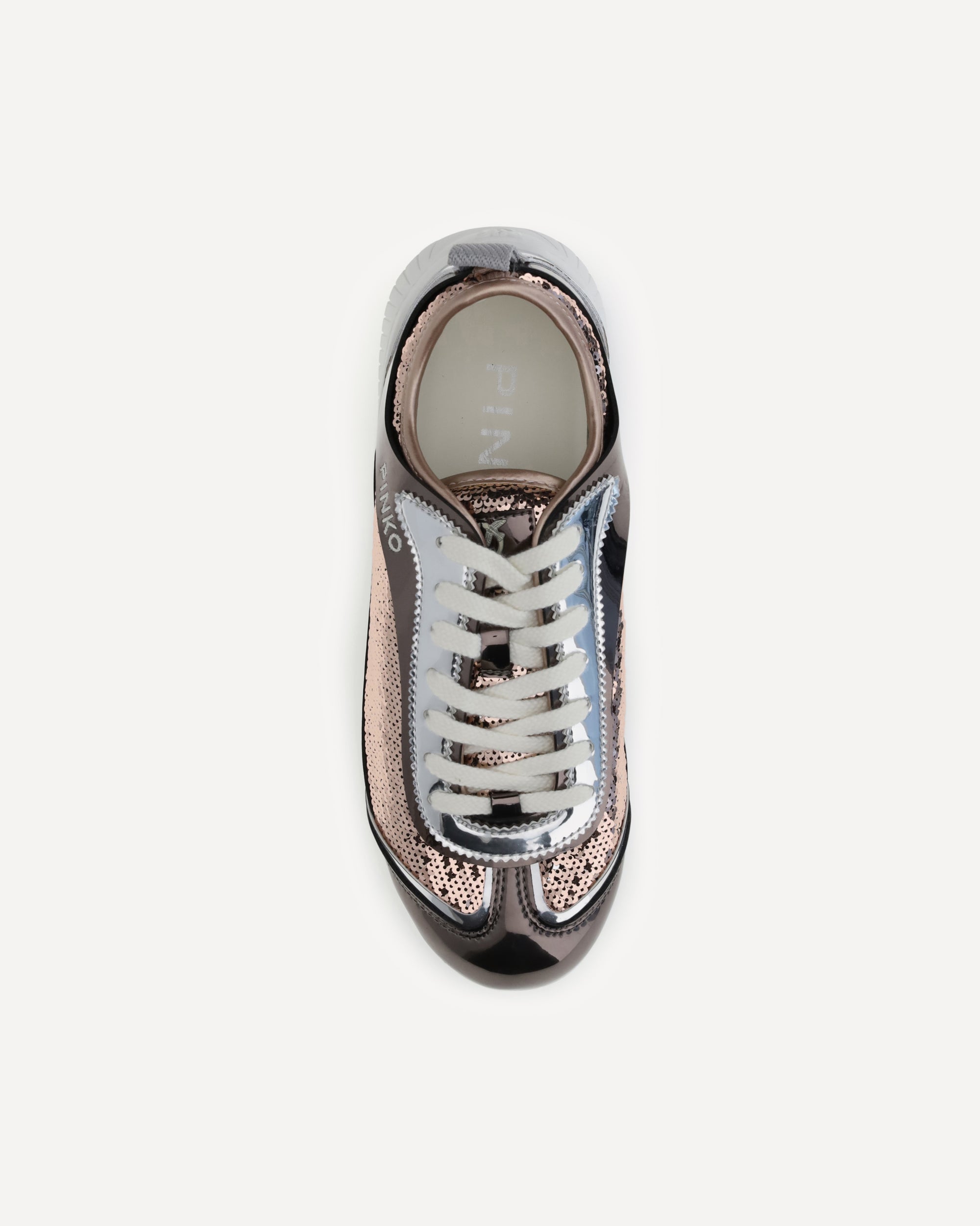 PINKO Sequined mirror fabric Reby 10 Sneakers MULTICOLOUR