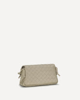 Intrecciato Shoulder Bag - CREAM | Base Blu