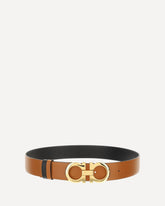 Gancini reversible Belt - BROWN | Base Blu