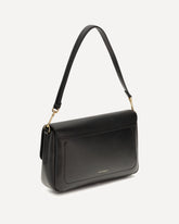 C-Me Lock medium Shoulder Bag - BLACK | Base Blu