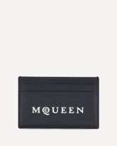 Porta Carte con logo  - NERO | Base Blu