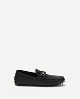 Horsebit Driver Loafers - BLACK | Base Blu