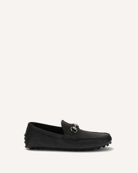 GUCCI Horsebit Driver Loafers BLACK | Base Blu display picture 2