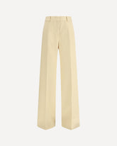 Pantalone palazzo in lana vergine - GIALLO | Base Blu