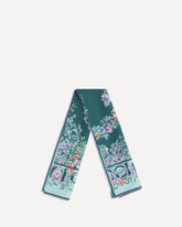 Printed silk Twill Scarf - MULTICOLOUR | Base Blu
