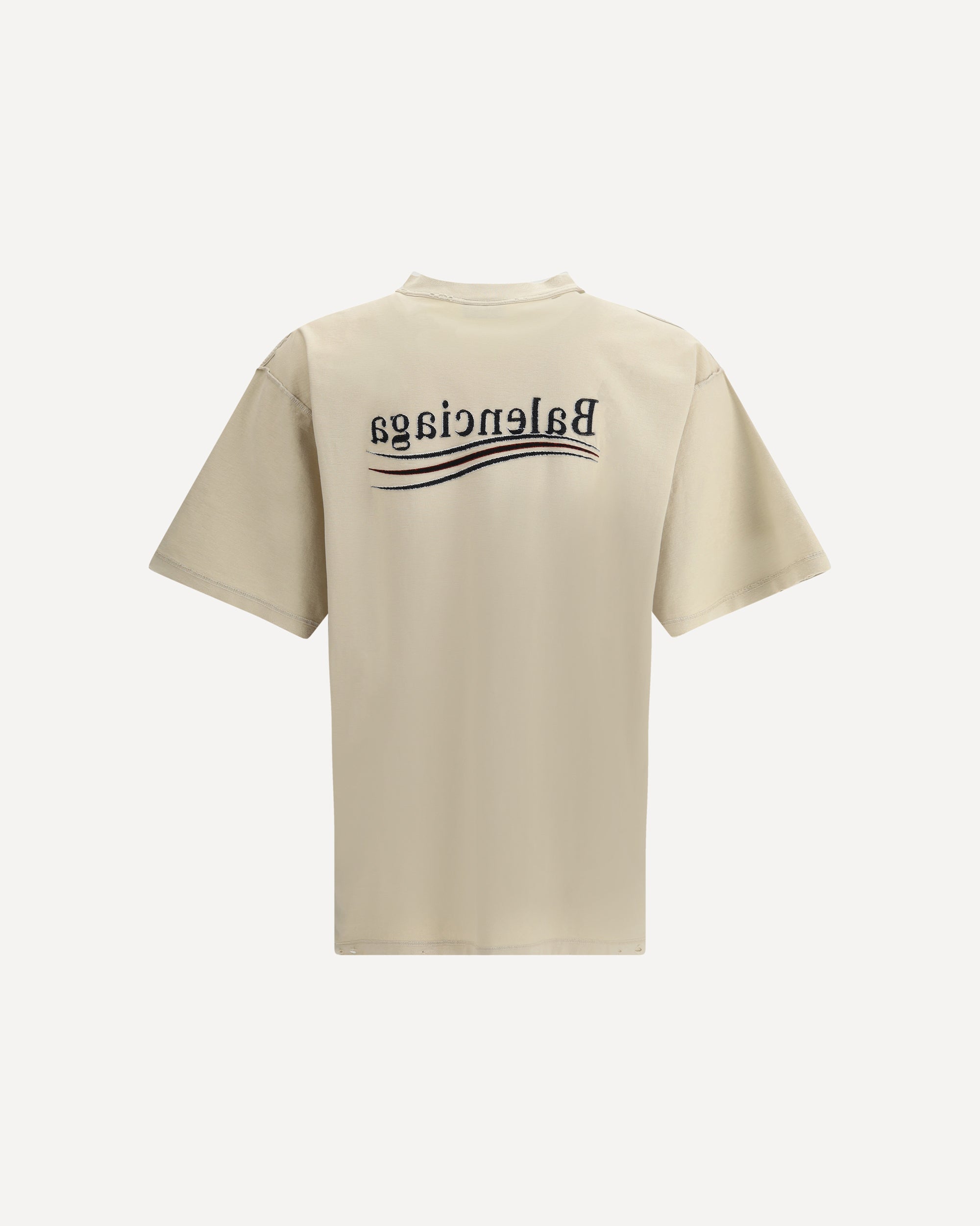 BALENCIAGA Inside-Out T-Shirt BEIGE | Base Blu