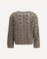 Linen Sweater - BROWN | Base Blu