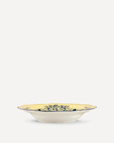 Oriente Italiano Collection porcelain dinner Plate - YELLOW | Base Blu