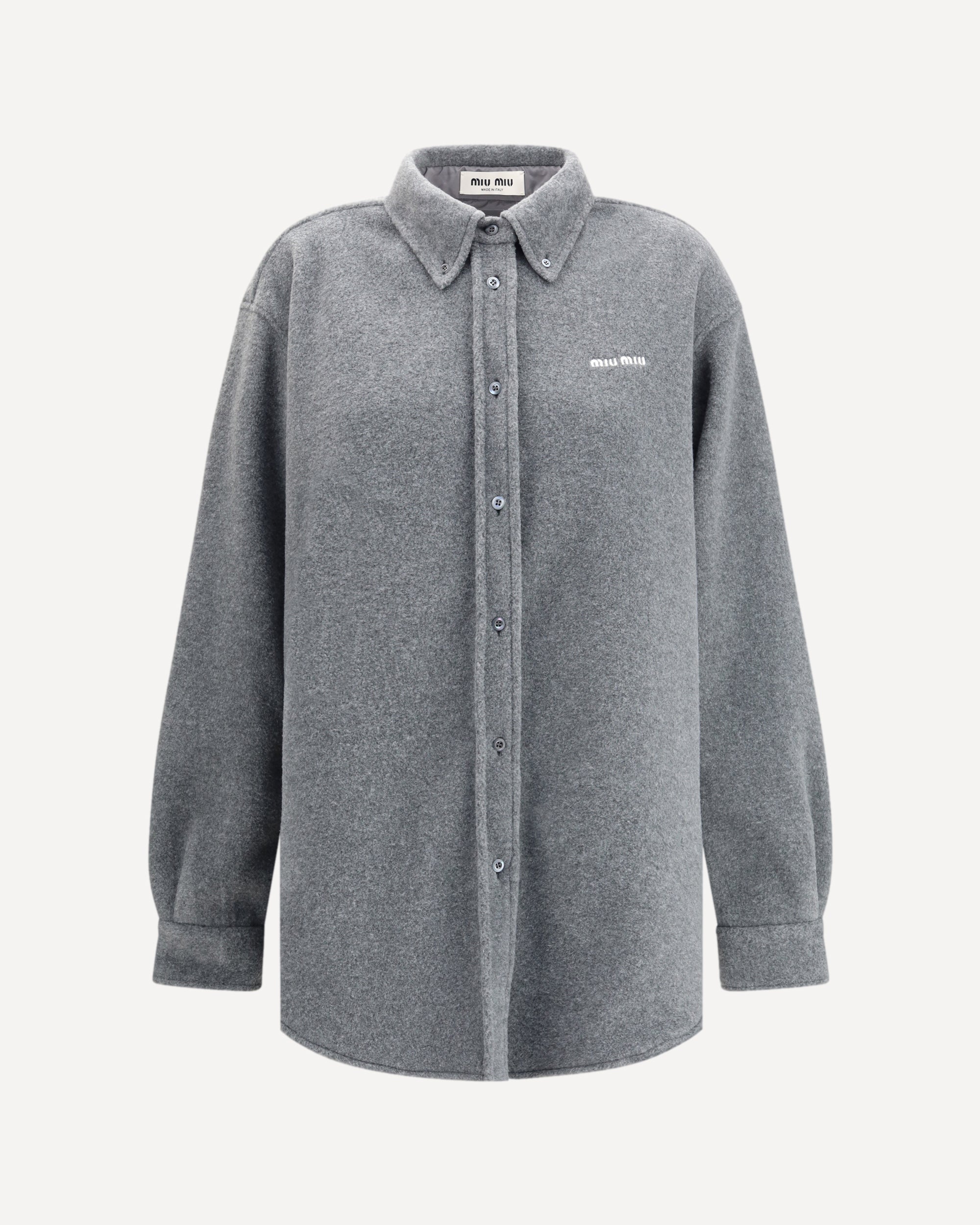 MIU MIU Button up Shirt GREY | Base Blu