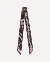 Silk Twill Scarf - BROWN | Base Blu