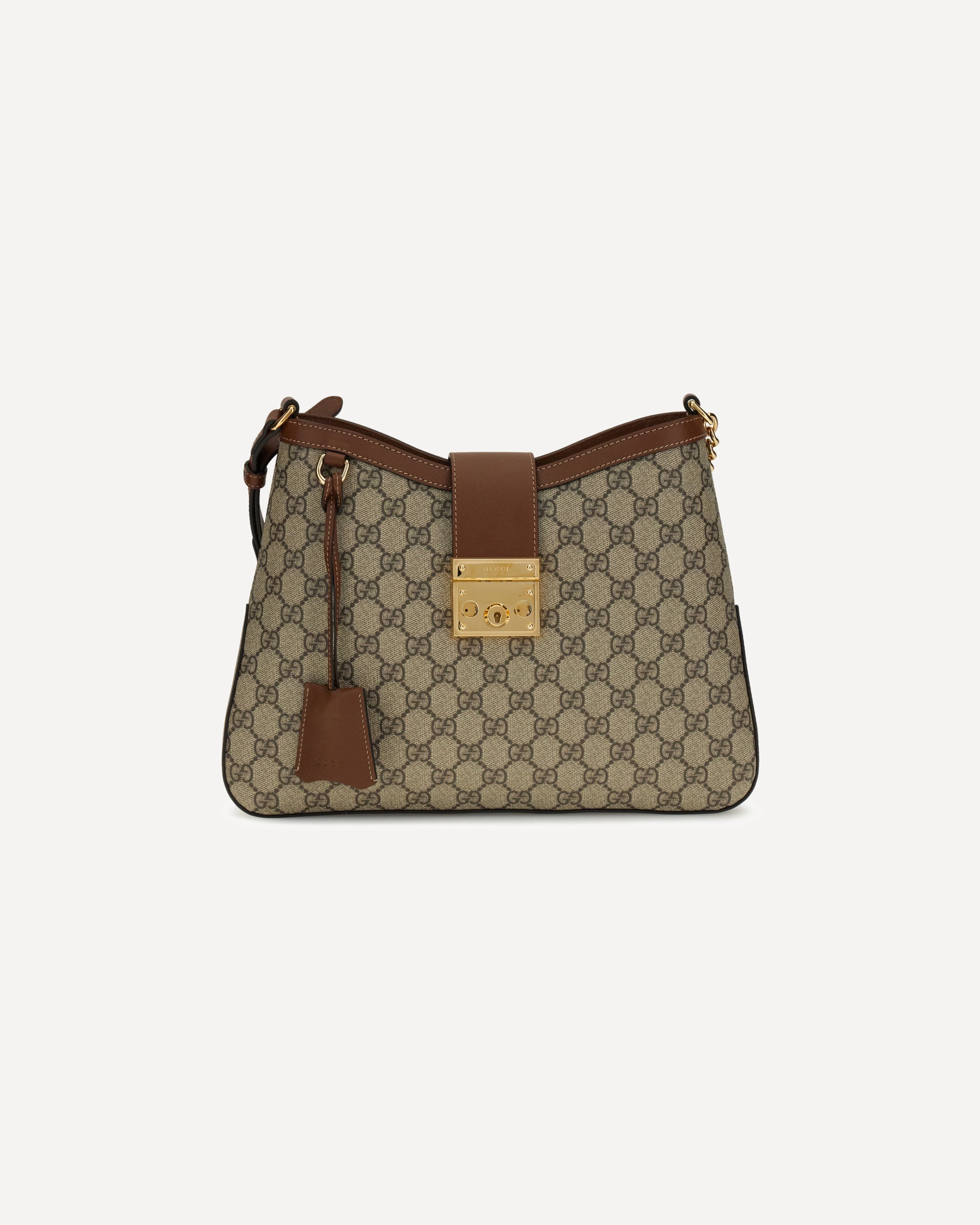 GUCCI Large Padlock Shoulder Ba BEIGE | Base Blu