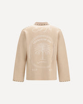 Seeker cashmere Cardigan - BEIGE | Base Blu