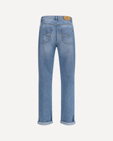 Cuffed Jeans - LIGHT BLUE | Base Blu