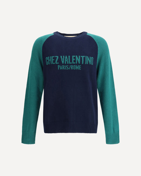 VALENTINO Chez Valentino Sweater BLUE | Base Blu