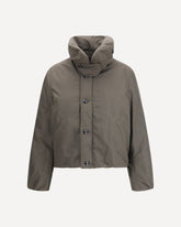 Piumino corto blouson - MARRONE | Base Blu