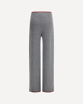 Pantaloni in Lana a coste  - GRIGIO | Base Blu