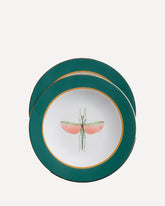 Set di 2 Piatti fondi - MULTICOLORE | Base Blu