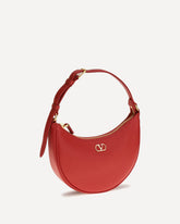 Mini Hobo VLogo Signature Shoulder Bag - RED | Base Blu