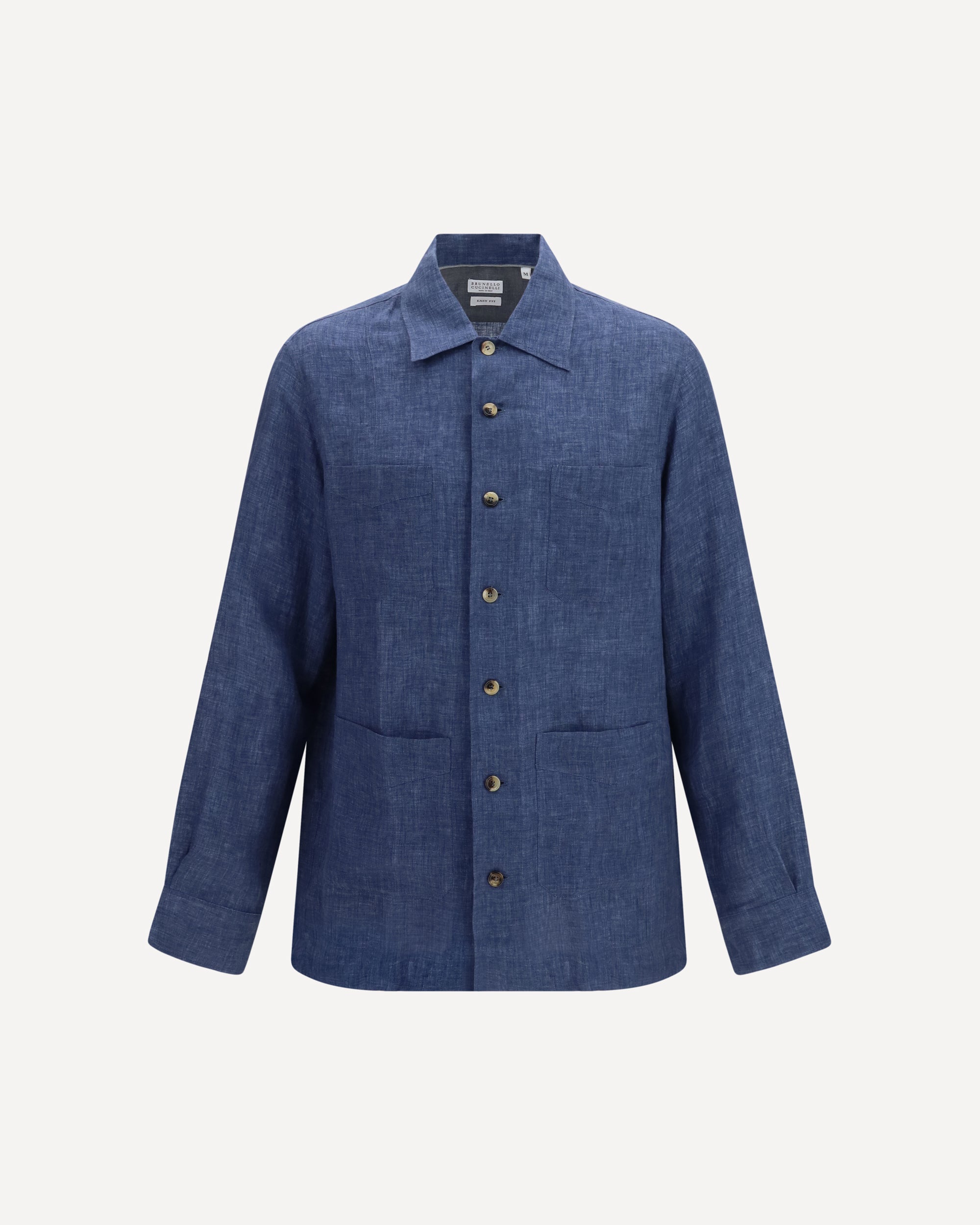 brunello cucinelli dress shirt Easy fit linen BLUE s_Autunno Seni & Cade Trendy Brunello Cucinelli presents a Color:Medium Wash_1