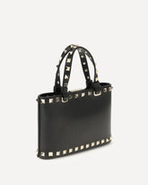 Rockstud Shopping mini Handbag - BLACK | Base Blu
