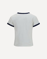 Kenzo Paris Emblem cotton T-shirt - WHITE | Base Blu