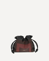 Medium Flamenco Pouch Bag - BORDEAUX | Base Blu