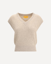 Ribbed Vest - BEIGE | Base Blu