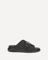 Sandali con fibbia - NERO | Base Blu