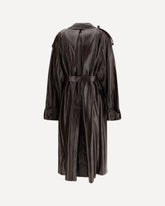 Bairo long trench Coat - BROWN | Base Blu