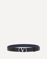 VLogo reversible Belt - BLACK | Base Blu