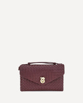 Knot Lock Shoulder Bag - BORDEAUX | Base Blu