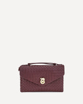 Knot Lock Shoulder Bag - BORDEAUX | Base Blu