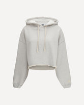 Felpa crop Star con cappuccio - GRIGIO | Base Blu