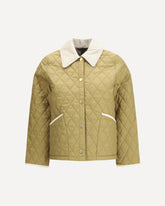 Liddesdale Cropped Icons quilted Jacket - BEIGE | Base Blu