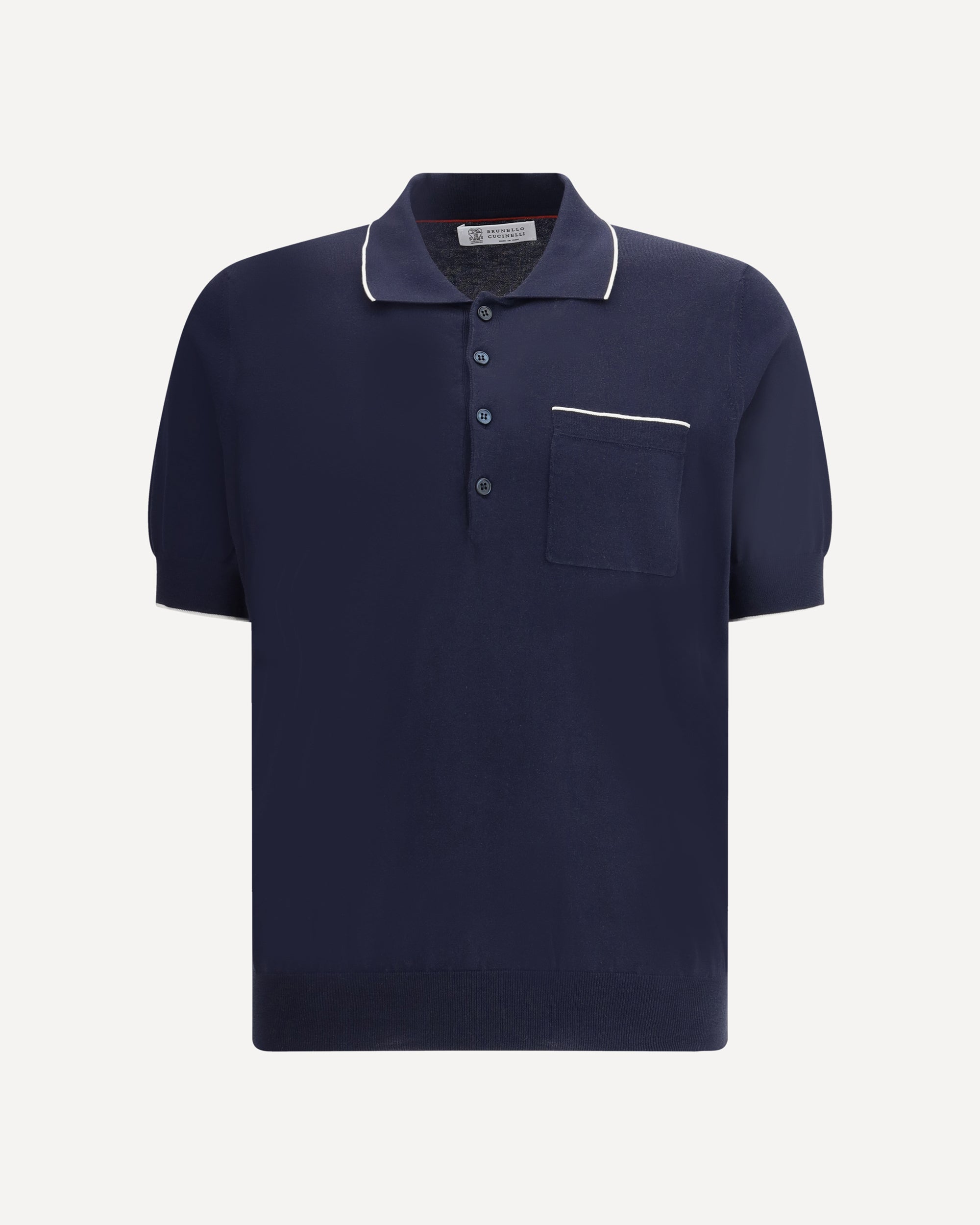 BRUNELLO CUCINELLI スリムフィット ポロシャツ Brunello Cucinelli | Cotton Jersey Polo (3 Colors)
