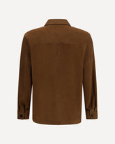 Santiago suede Jacket - BROWN | Base Blu