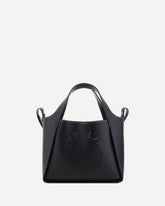 Faux leather Shoulder Bag - BLACK | Base Blu
