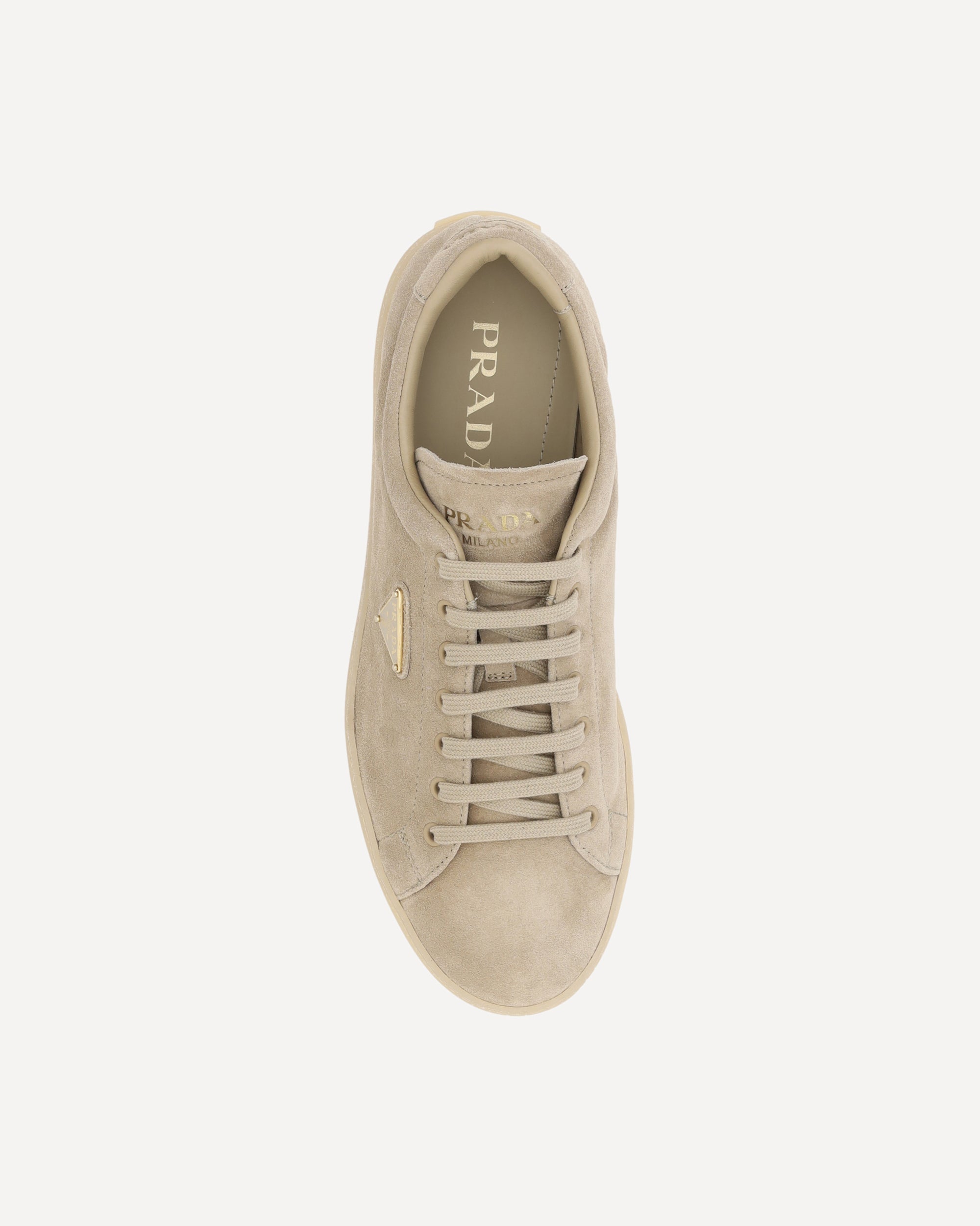 PRADA Suede Sneakers BEIGE | Base Blu