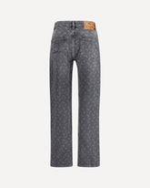 Moon Laser Grey Wash Denim Straight Jeans - GREY | Base Blu