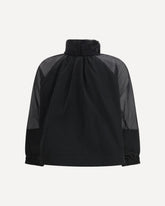 Beth Jacket with transparent inserts - BLACK | Base Blu