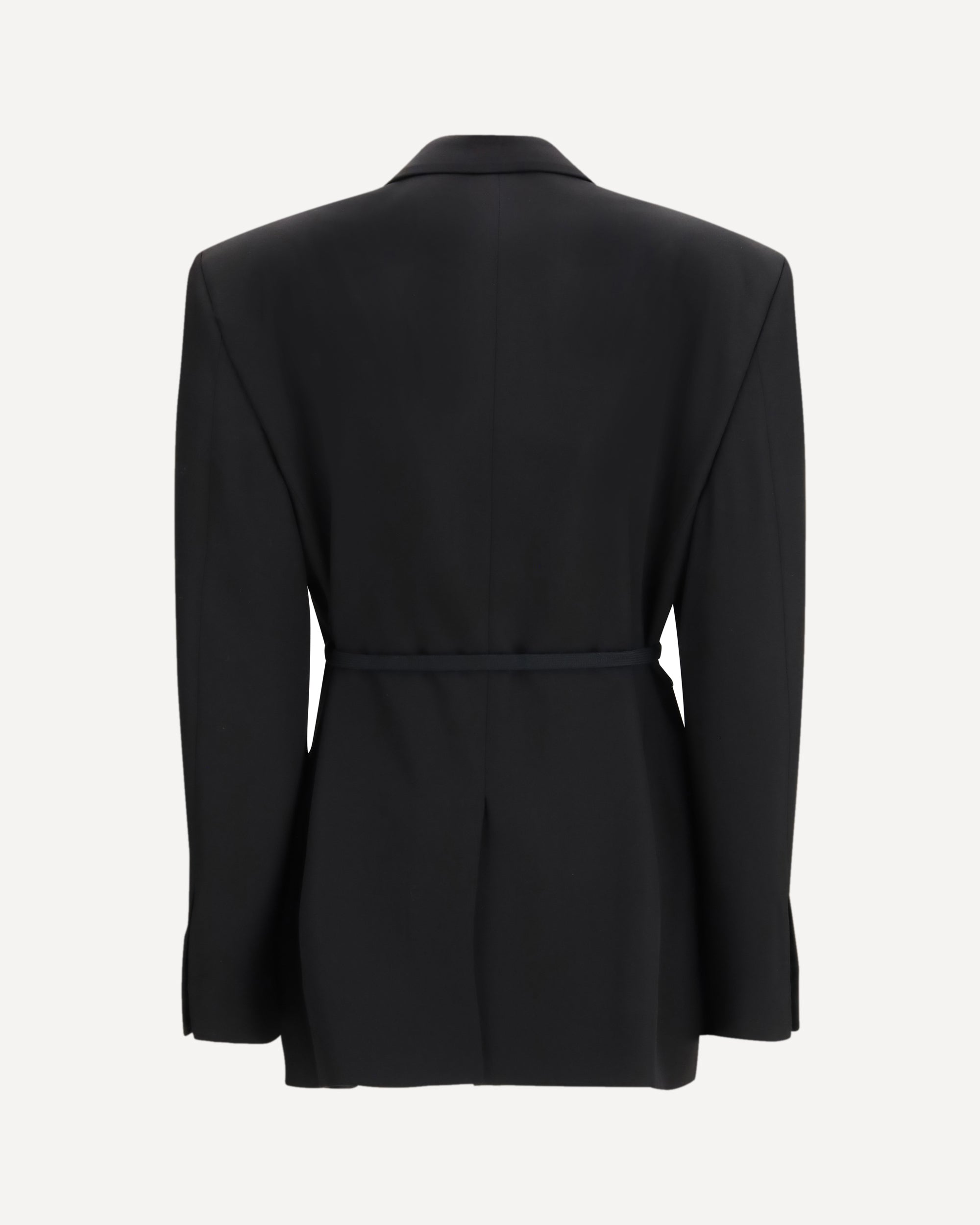 BALENCIAGA Barathea wool tailored Jacket BLACK | Base Blu