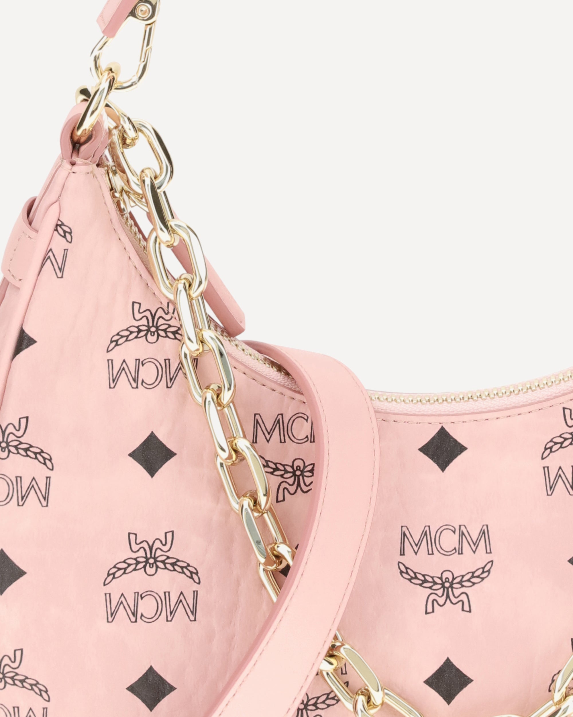 Handle Bags Mcm Pink Vanity Case AzuraMart MCM Travel Pouch With