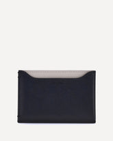 Portacarte in pelle - NERO | Base Blu