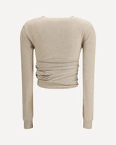 Wrap Top - BEIGE | Base Blu