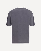 T-shirt in Cotone con stampa logo - GRIGIO | Base Blu