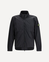 Giacca in tessuto tecnico con logo Compass - NERO | Base Blu