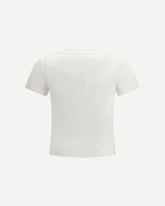 Cotton T-shirt - WHITE | Base Blu