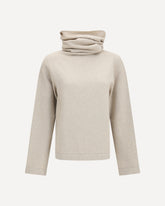 High-neck Jumper - BEIGE | Base Blu