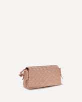 Notturno nappa and suede Shoulder Bag - PINK | Base Blu