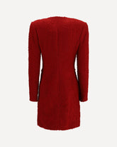 Short bouclé Dress - RED | Base Blu